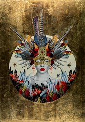 Masquerade by Matt Herring - Original Collage sized 33x47 inches. Available from Whitewall Galleries
